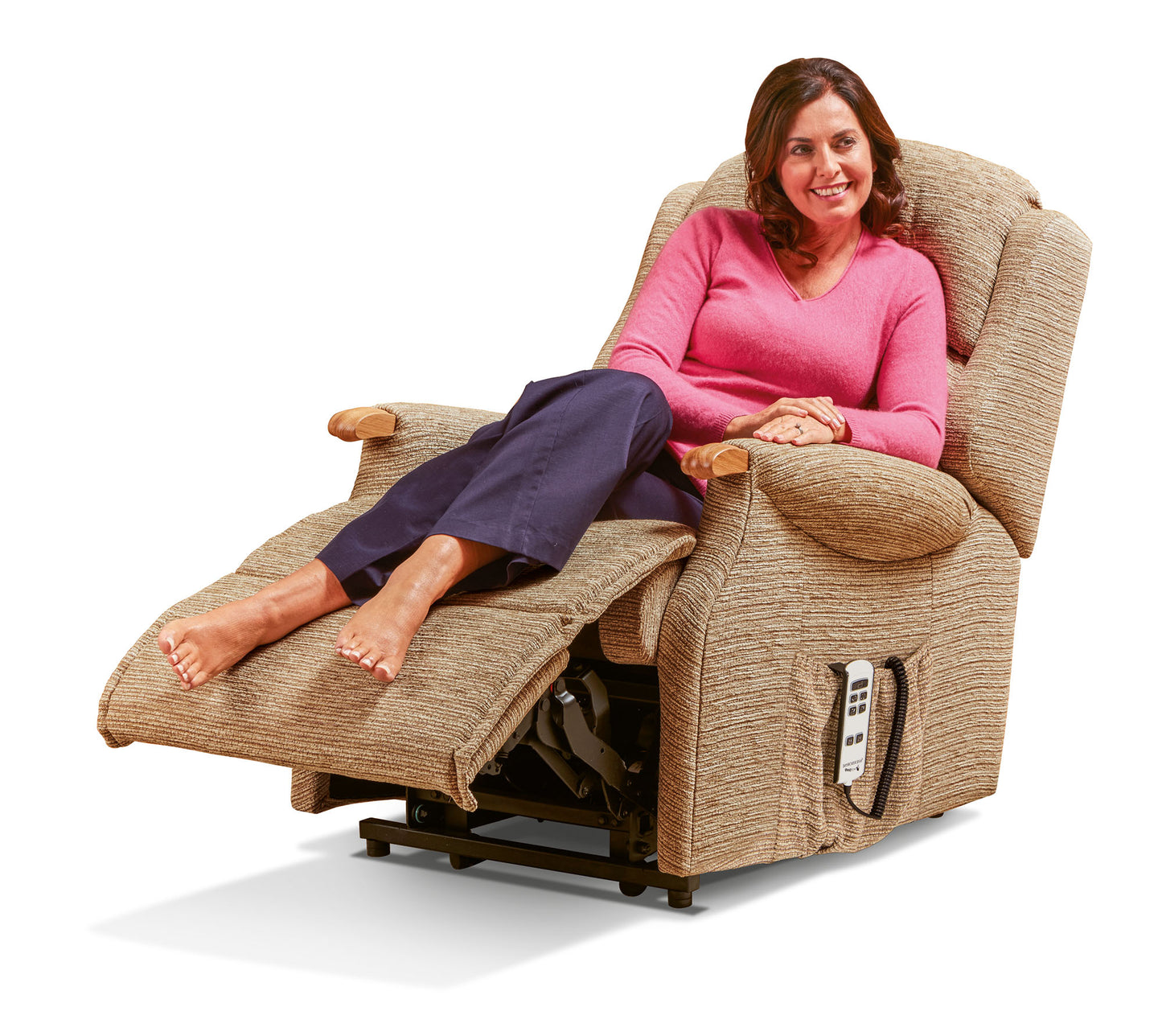 Sherborne Malham Electric Powered Recliner Fabric Armchair