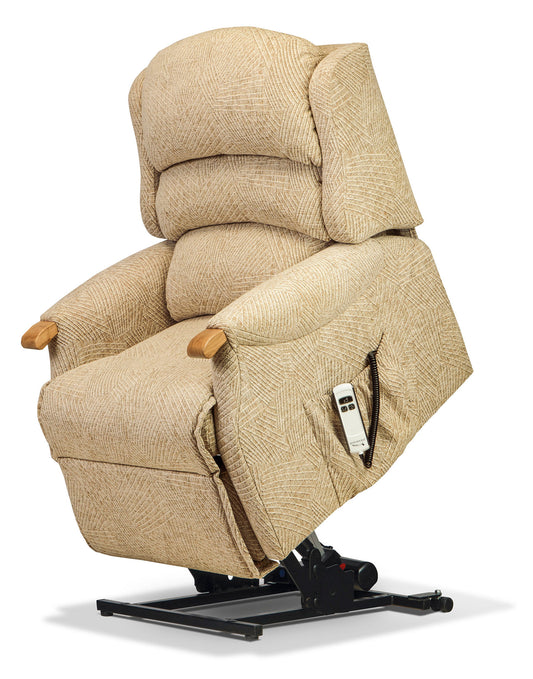 Sherborne Malham Single Motor Fabric Rise And Recliner Armchair VAT FREE