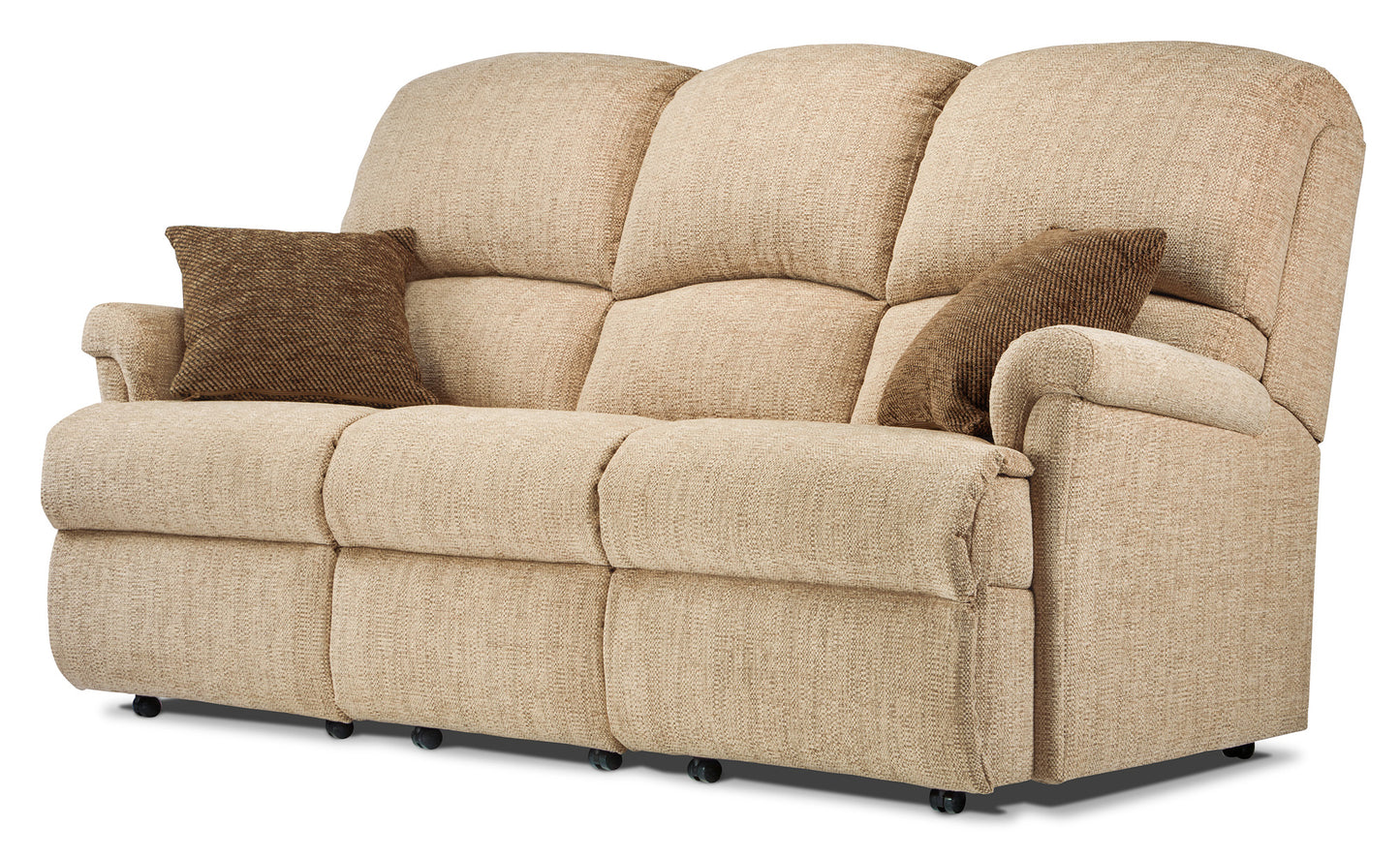Sherborne Nevada Three Seater Fixed Fabric Sofa