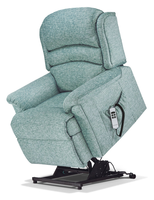 Sherborne Olivia Single Motor Fabric Riser Recliner Armchair VAT FREE