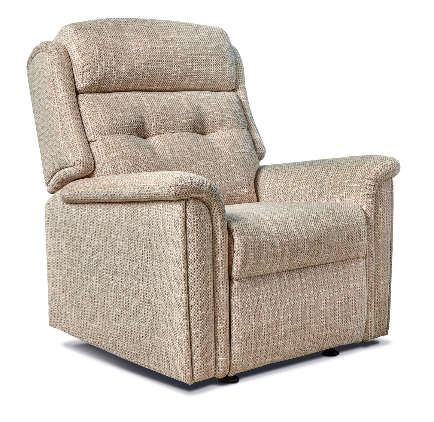 Sherborne Roma Single Motor Fabric Rise And Recliner Armchair With Lumbar & Headrest Adjustment Option VAT FREE