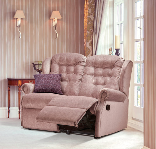 Sherborne Lynton Two Seater Electric Reclining Fabric Sofa