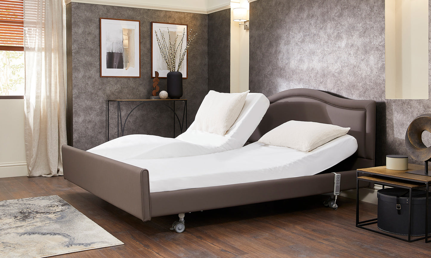 Signature Comfort Profiling High Low Home Care Adjustable Bed With A Serene Foam Soft to Medium Feel Mattress VAT FREE