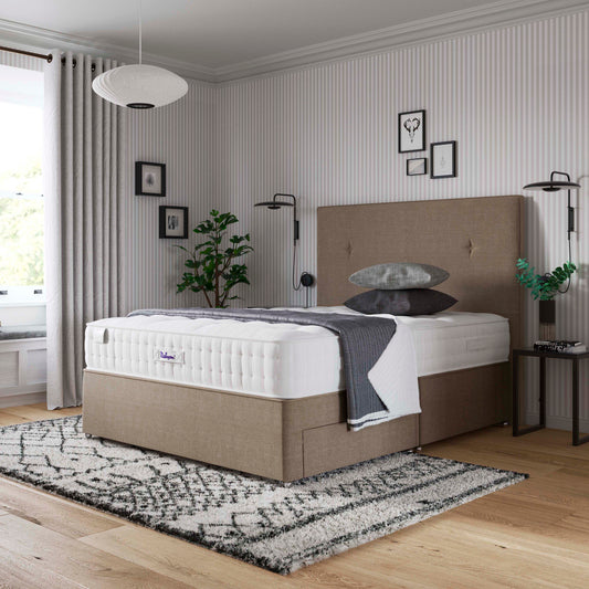 Relyon Barton Ortho 1000 Pocket Sprung Luxurious Hand Made Firm Feel Divan Bed Set