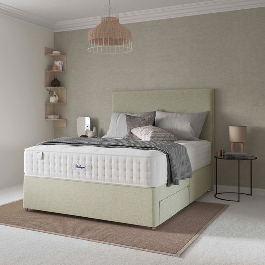 Relyon Heyford Ortho 1500 Pocket Sprung Luxurious Hand Made Firm Feel Divan Bed Set