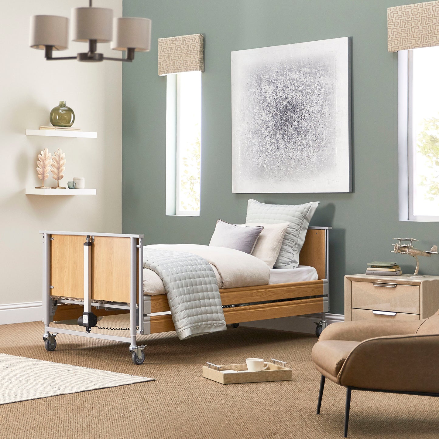 Profiling High Low Home Care Classic 3ft Single Adjustable Bed VAT FREE