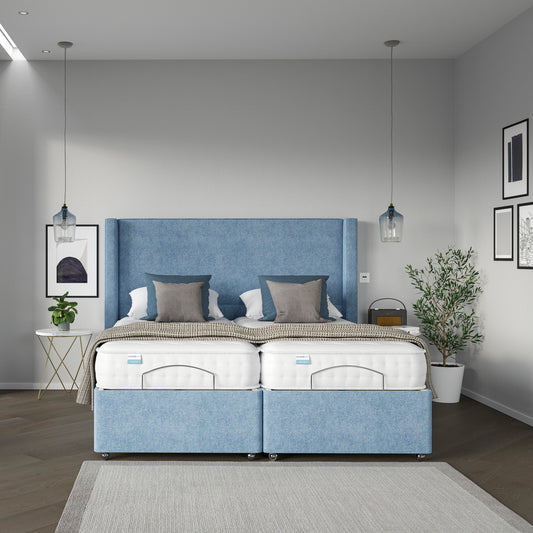 Dunlopillo Elite Relax Premium Talalay Latex Electric Adjustable Bed Set