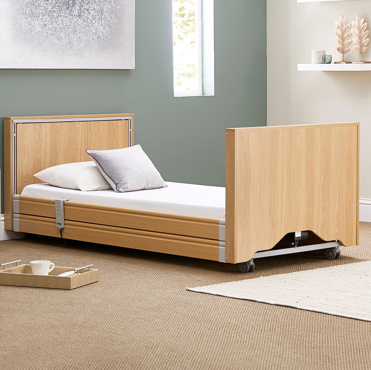 Profiling High Low Home Care Classic Low 3ft Single Adjustable Bed VAT FREE