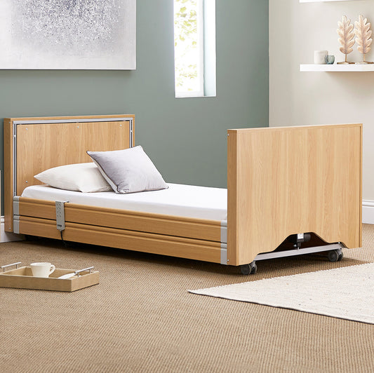 Profiling High Low Home Care Classic Low 3ft Single Adjustable Bed VAT FREE