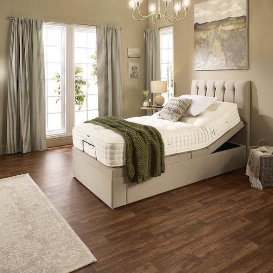 Coral Motion Divan Adjustable Bed With A Gel Pro 4000 Pocket Sprung Medium Firm Feel Mattress VAT FREE