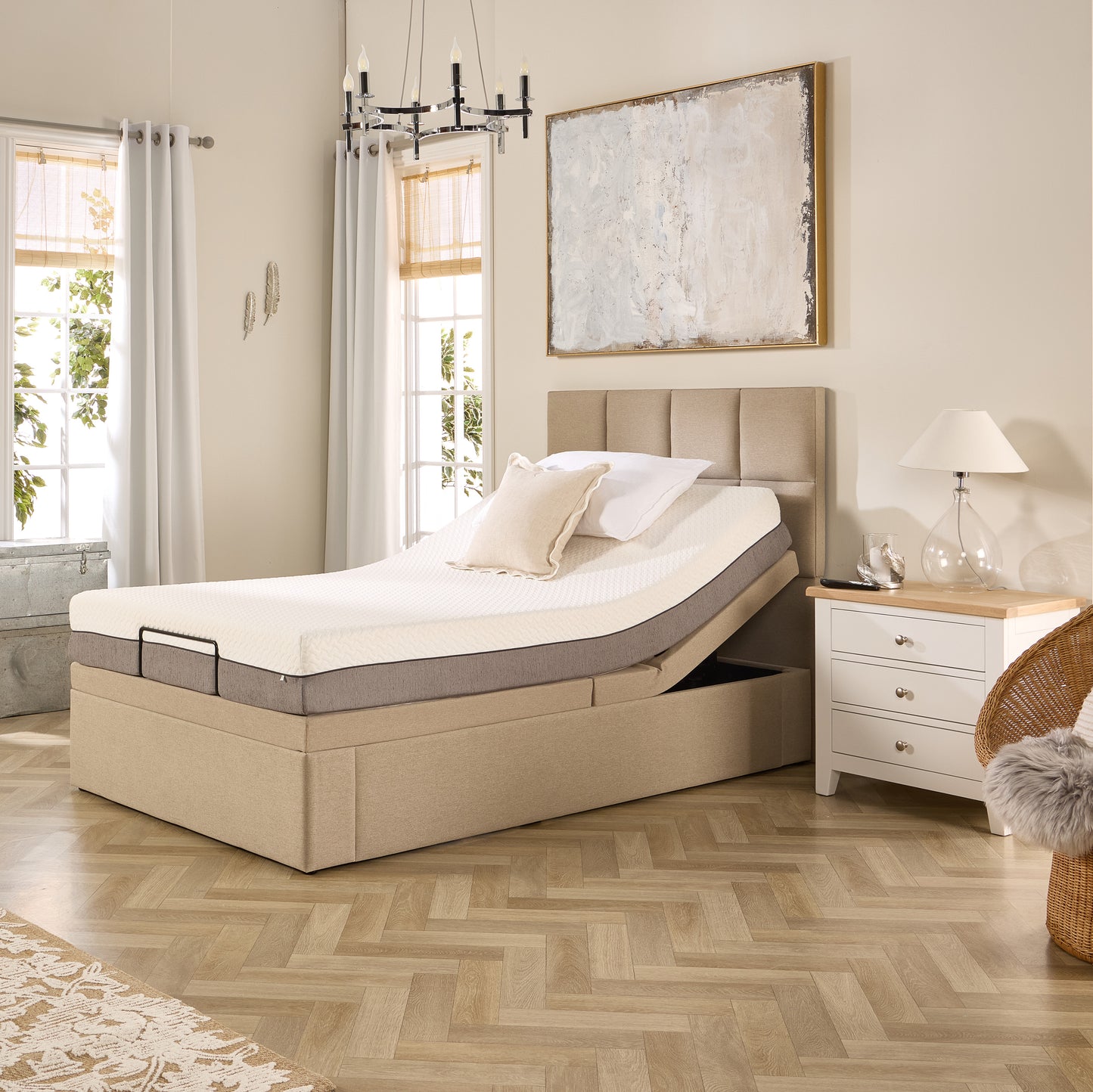 Opal Motion Divan Adjustable Bed Base Only VAT FREE