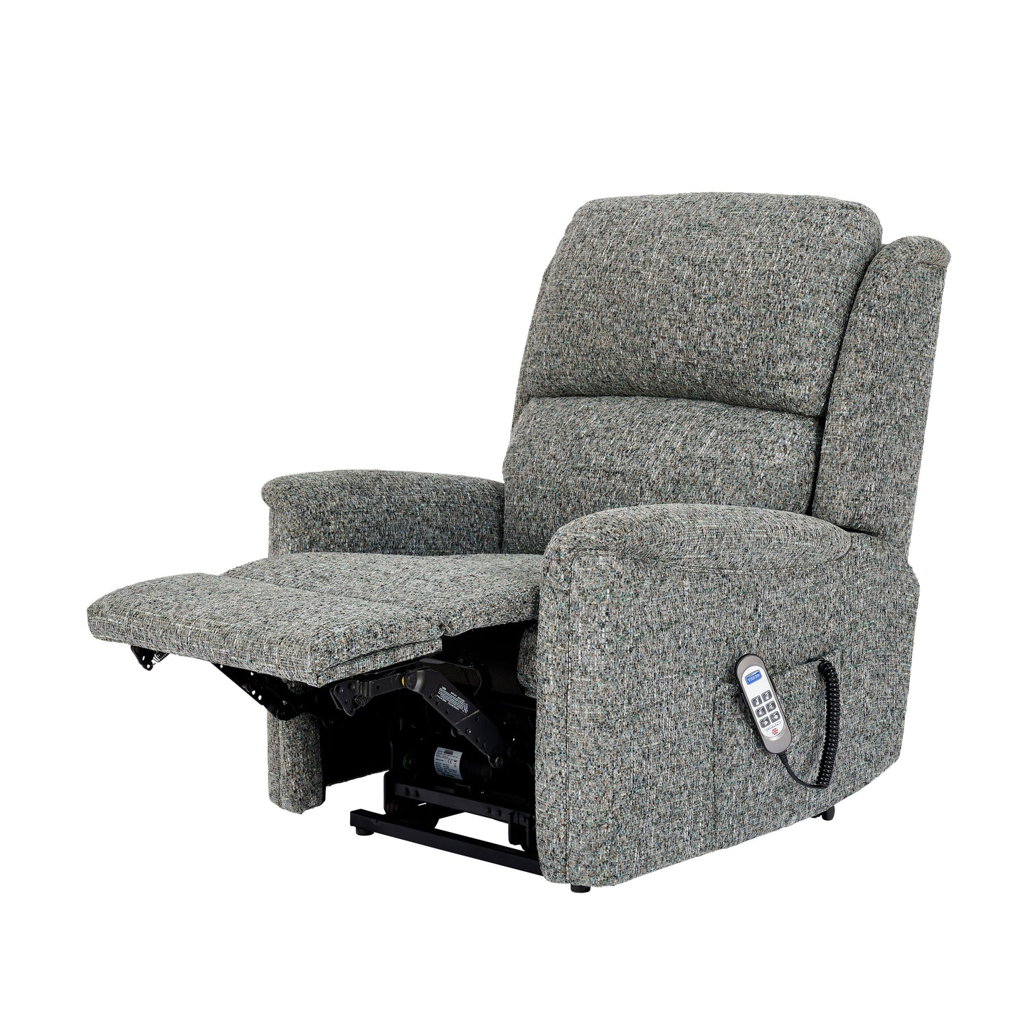 Celebrity Farndon Manual Recliner With Swivel Option Fabric Armchair With Mammoth Foam