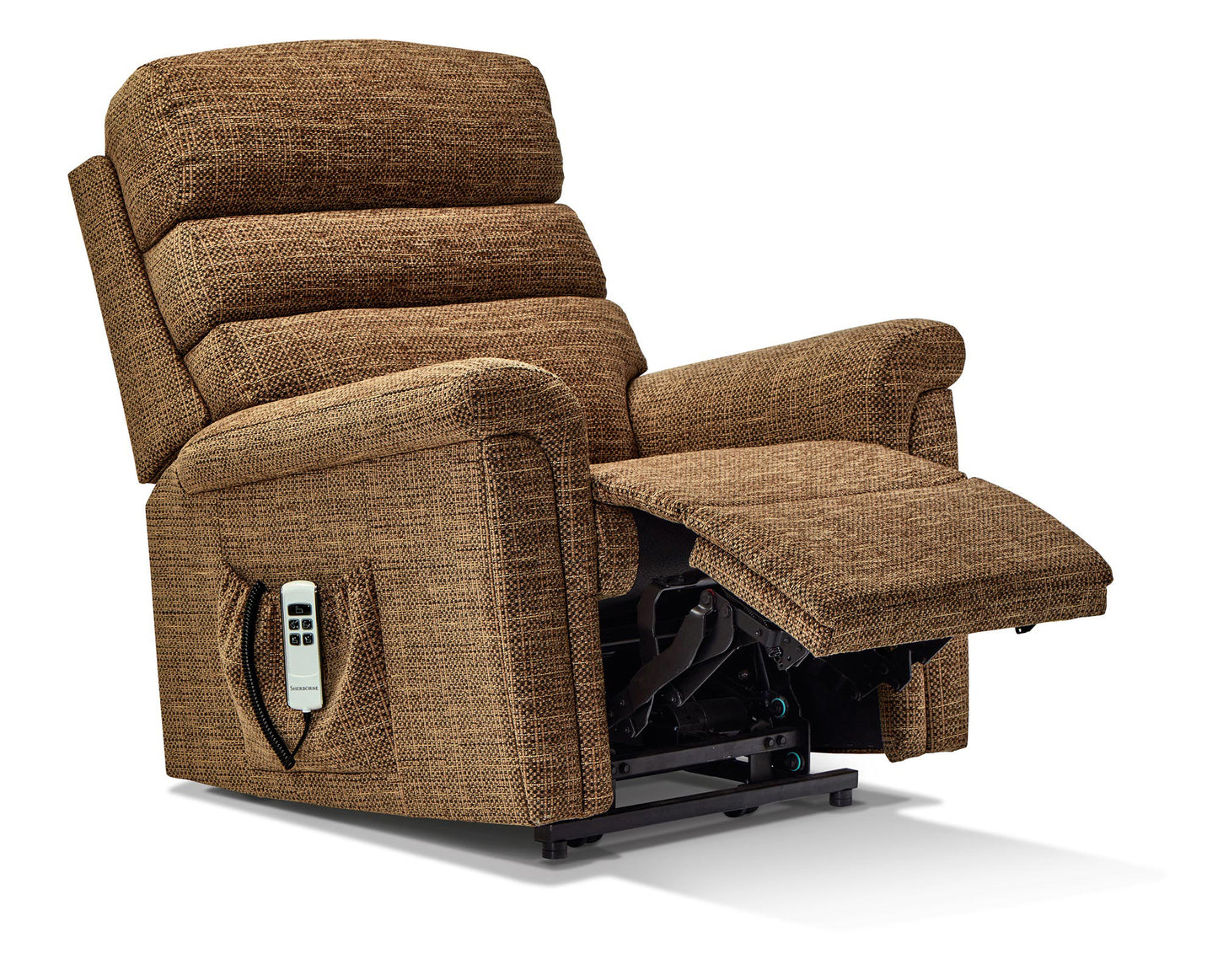 Sherborne Comfi-Sit Dual Motor Fabric Riser Recliner Armchair With Lumbar & Headrest Adjustment Option VAT FREE