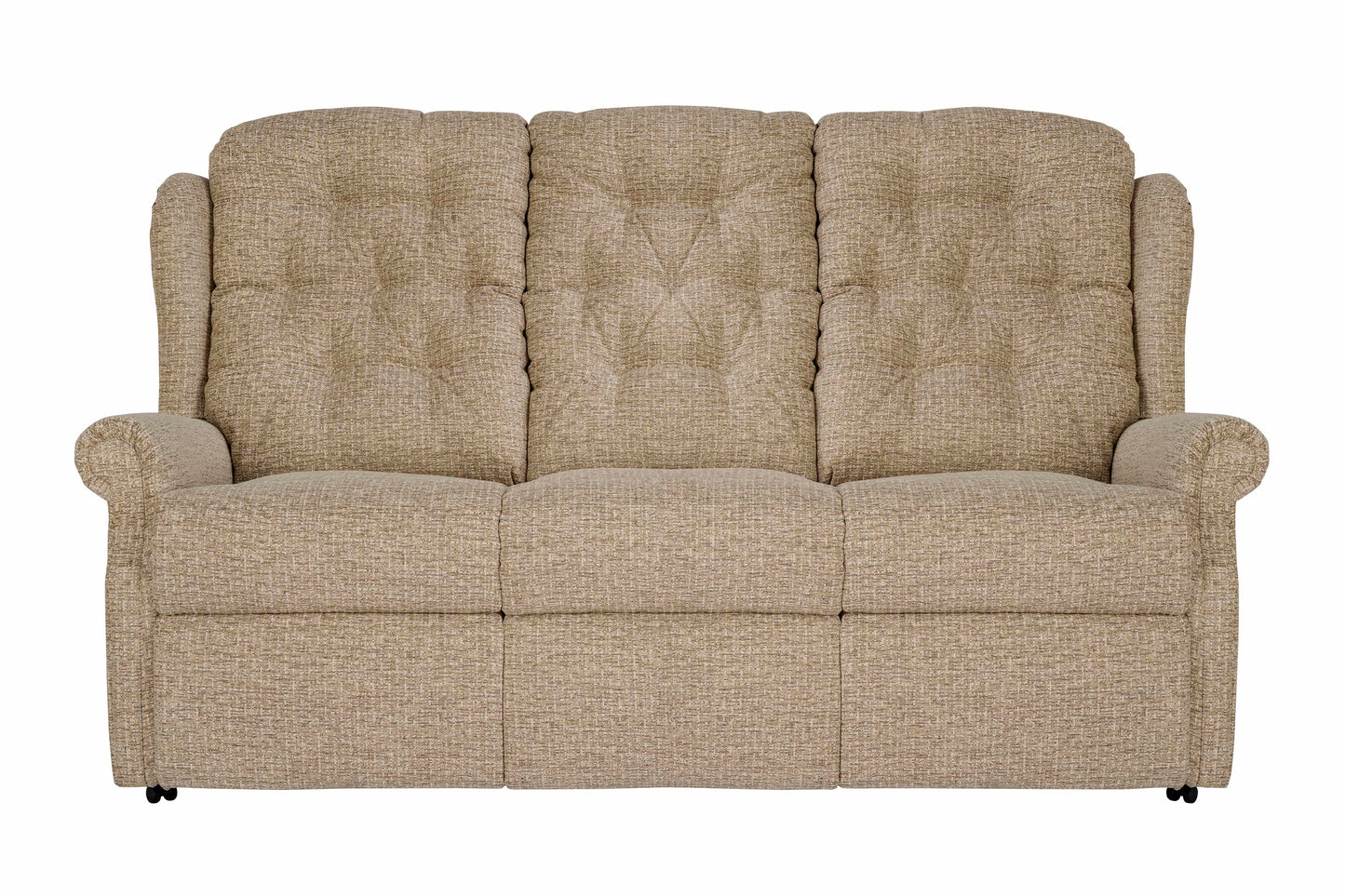 Celebrity Woburn Three Seater Settee Manual Reclining Fabric Sofa With Mammoth Foam