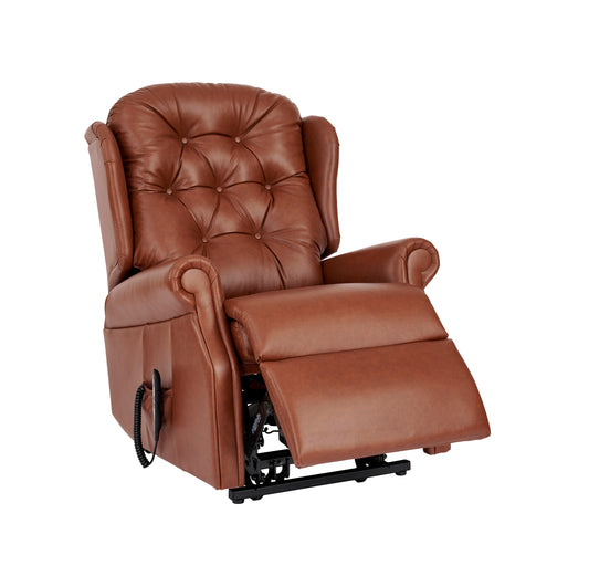 Celebrity Woburn Manual Recliner Leather Armchair With Swivel Option