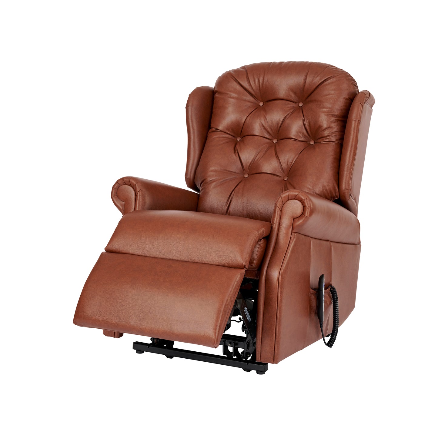 Celebrity Woburn Electric Powered Recliner Leather Armchair With Lumbar & Headrest Adjustment Option