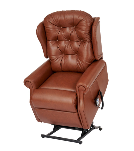 Celebrity Woburn Single Motor Rise And Recliner Leather Armchair VAT FREE