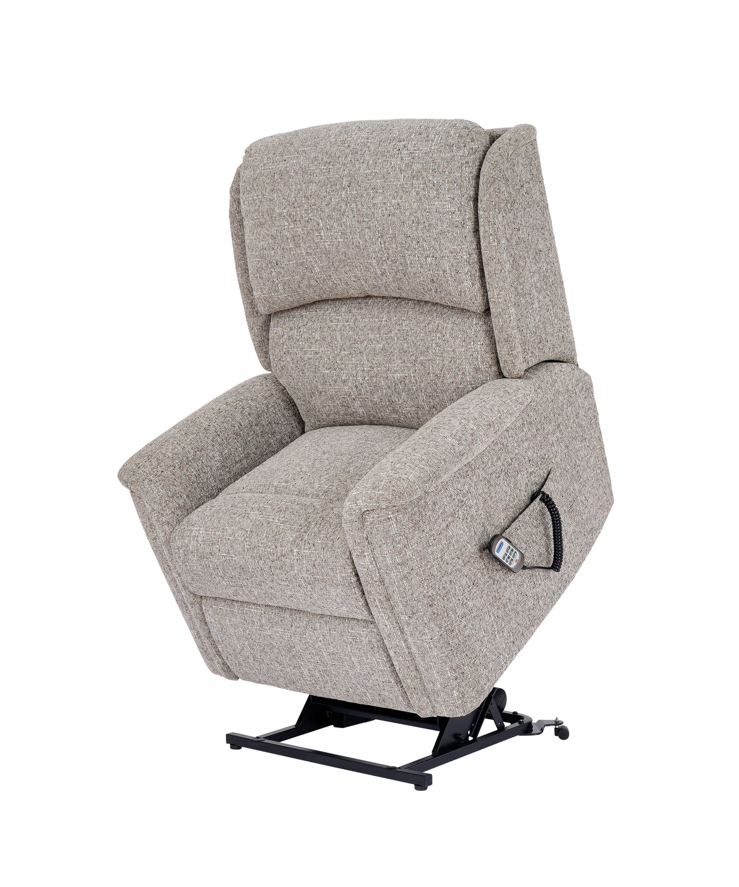Celebrity Farndon Dual Motor Rise And Recliner Fabric Armchair With Mammoth Foam & Lumbar & Headrest Adjustment Option VAT FREE