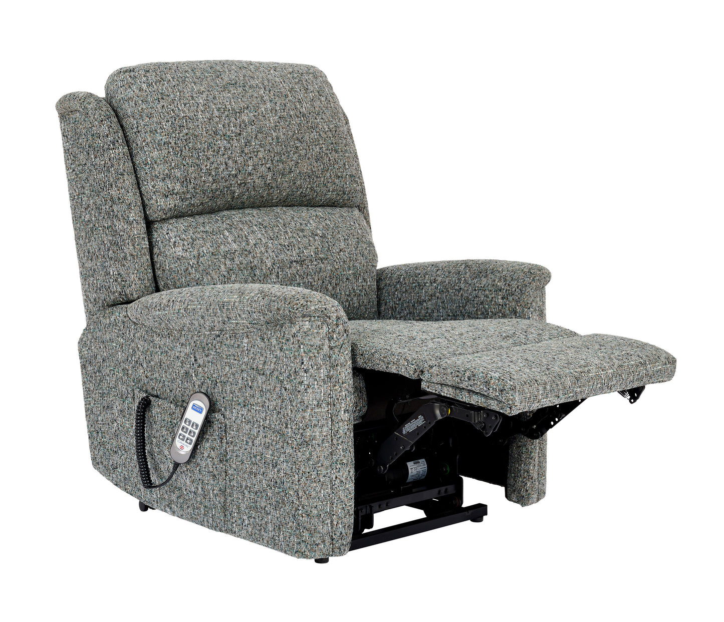 Celebrity Farndon Manual Recliner With Swivel Option Fabric Armchair With Mammoth Foam