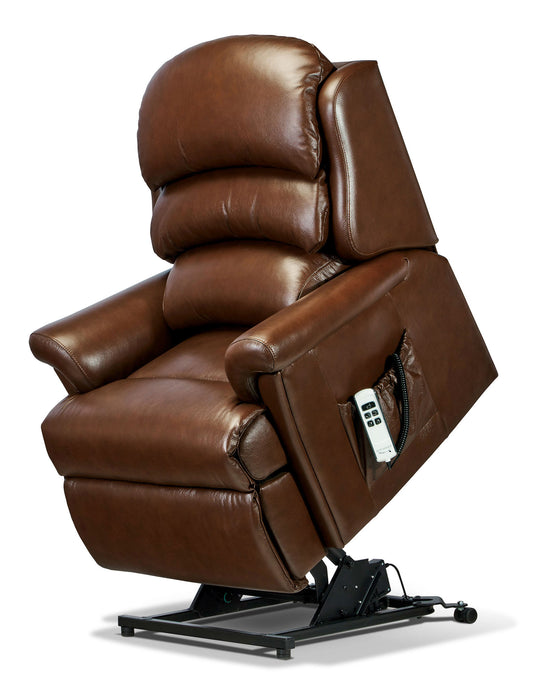 Sherborne Albany Cloud Comfort Triple Motor Leather Rise And Recliner Armchair VAT FREE