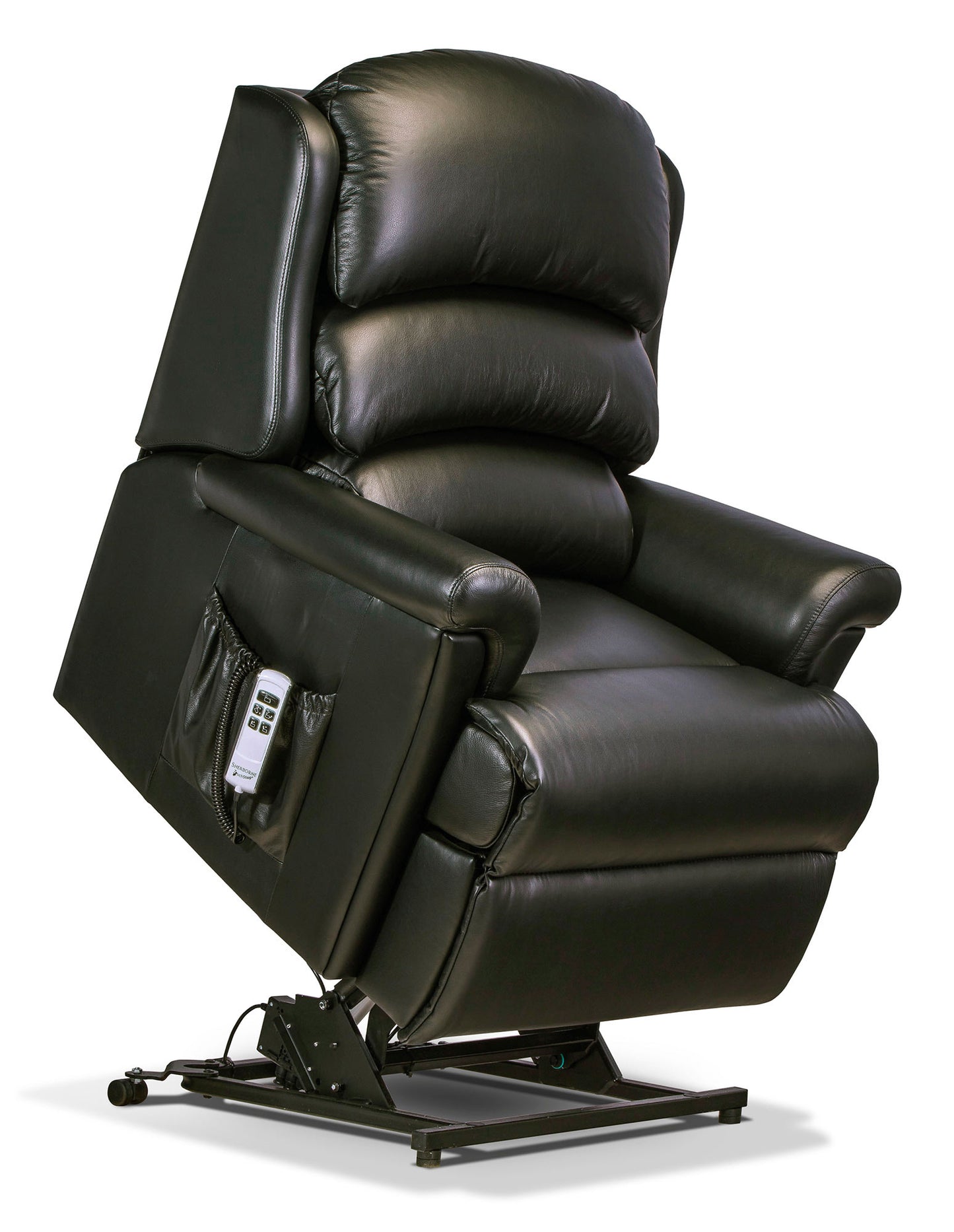 Sherborne Albany Cloud Comfort Triple Motor Leather Rise And Recliner Armchair VAT FREE