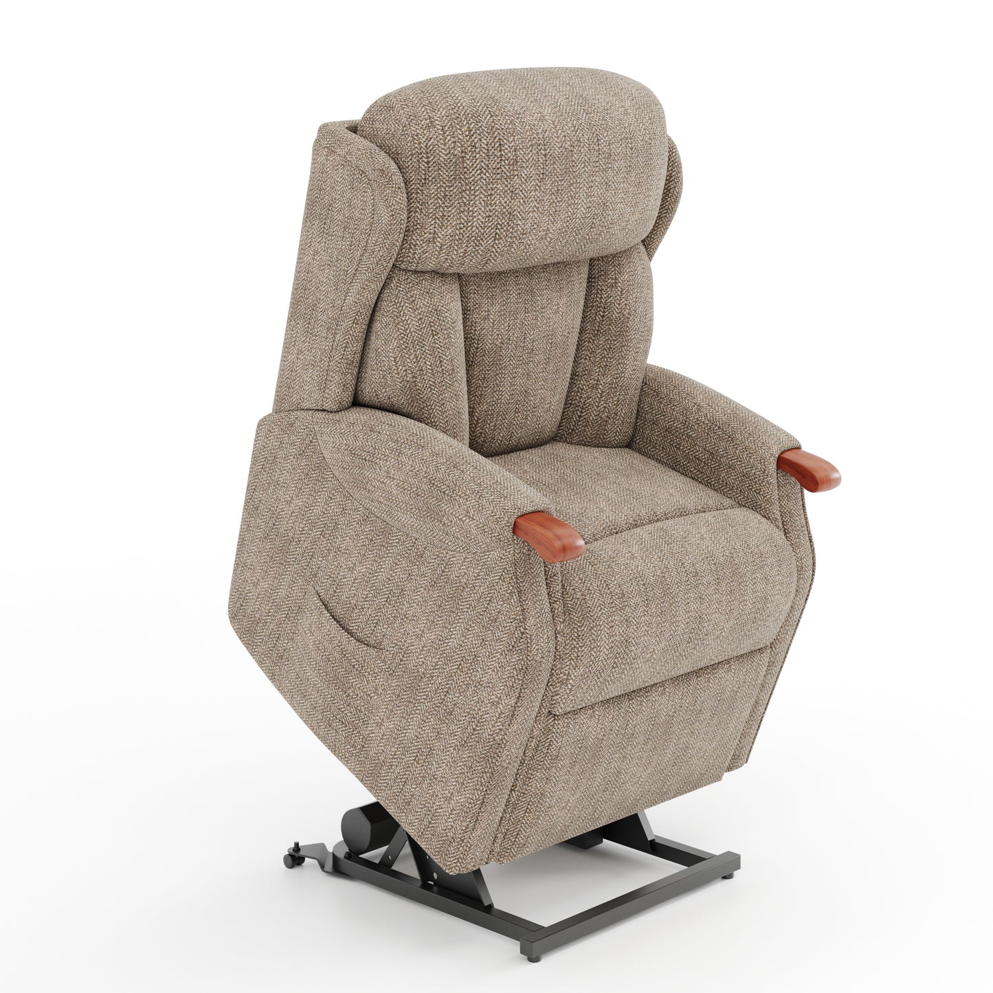Express Delivery Celebrity Canterbury Dual Motor Rise And Recliner Fabric Armchair With Mammoth Foam VAT FREE