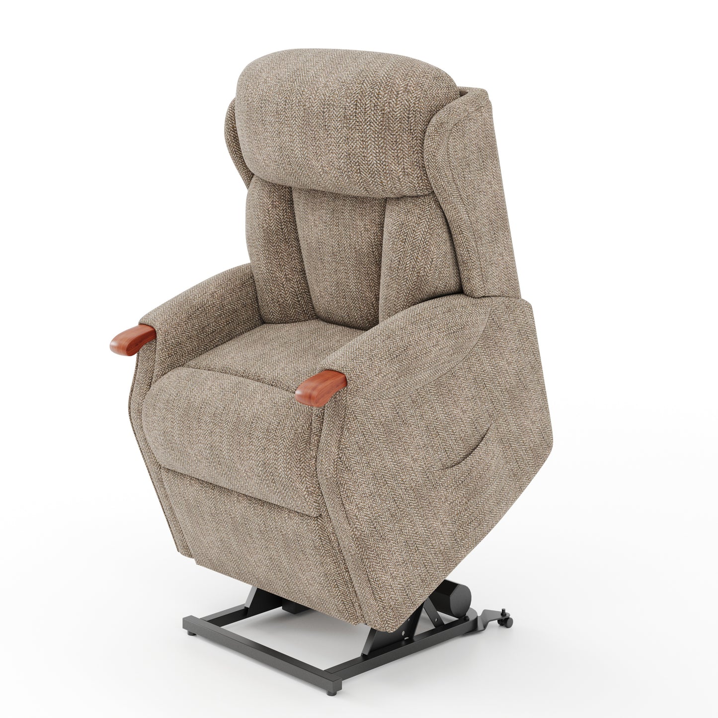 Express Delivery Celebrity Canterbury Dual Motor Rise And Recliner Fabric Armchair With Mammoth Foam VAT FREE