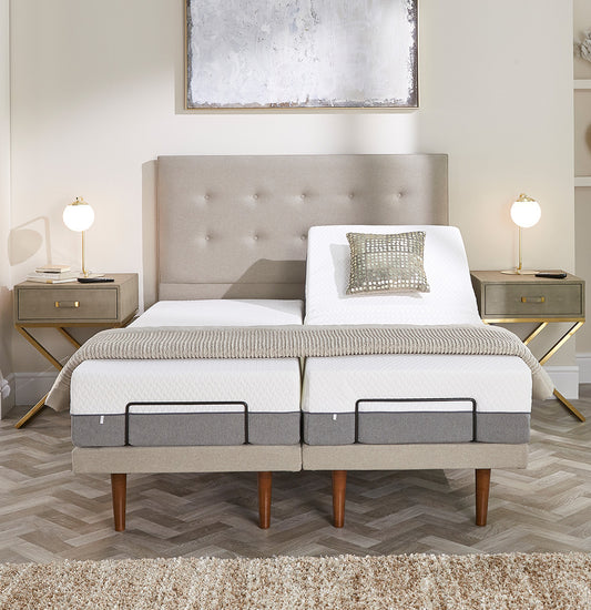 Emerald Motion Adjustable Bed With A Mallow Pocket Sprung Medium Firm Feel Mattress VAT FREE