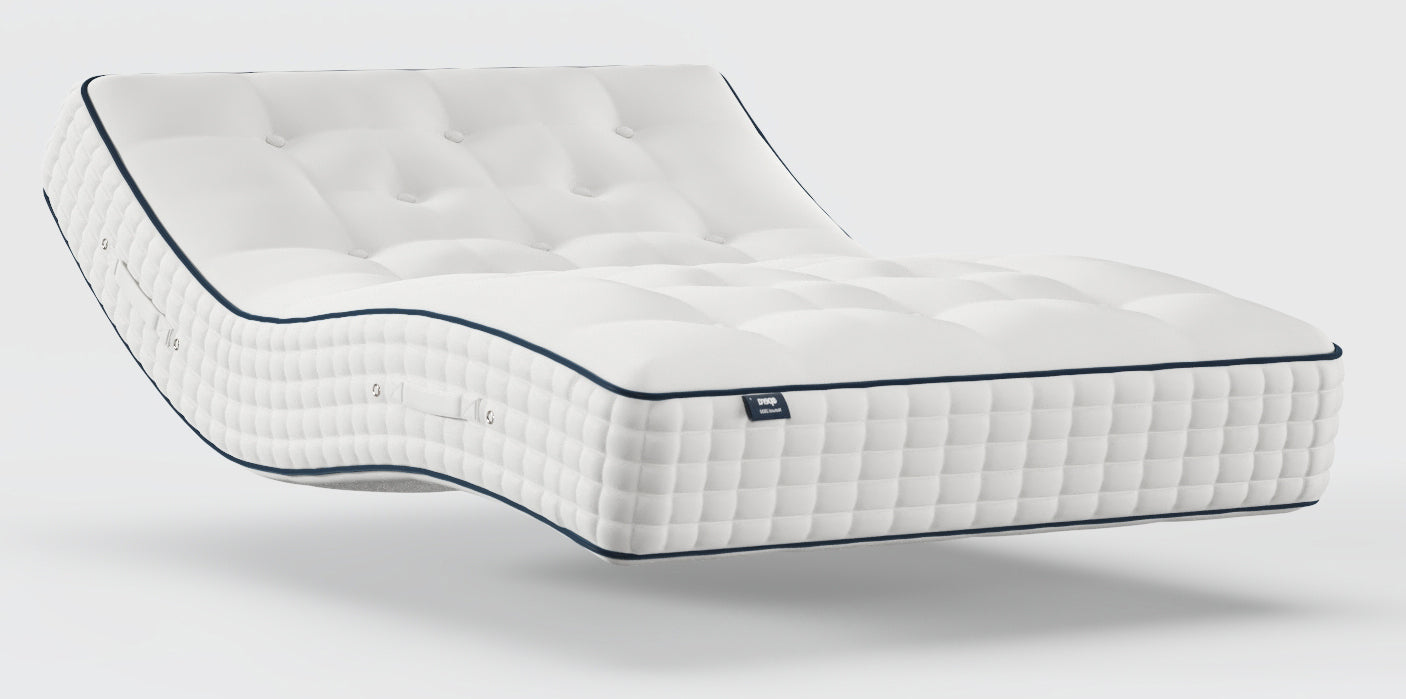 Natural 2500 Pocket Sprung Medium Feel Adjustable Bed Mattress VAT FREE
