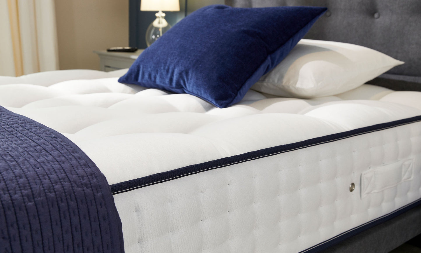 Natural 2500 Pocket Sprung Medium Feel Adjustable Bed Mattress VAT FREE