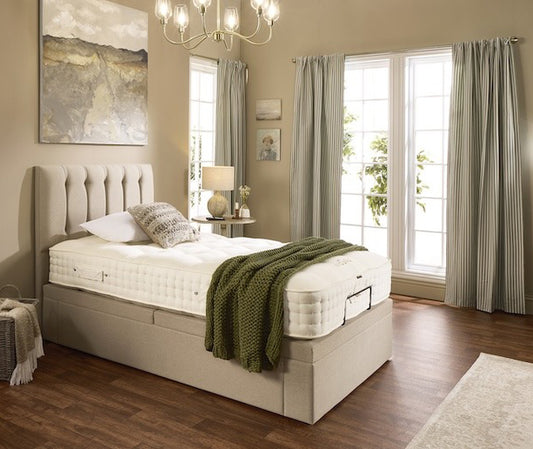 Coral Motion Divan Adjustable Bed With A Mallow Pocket Sprung Medium Firm Feel Mattress VAT FREE