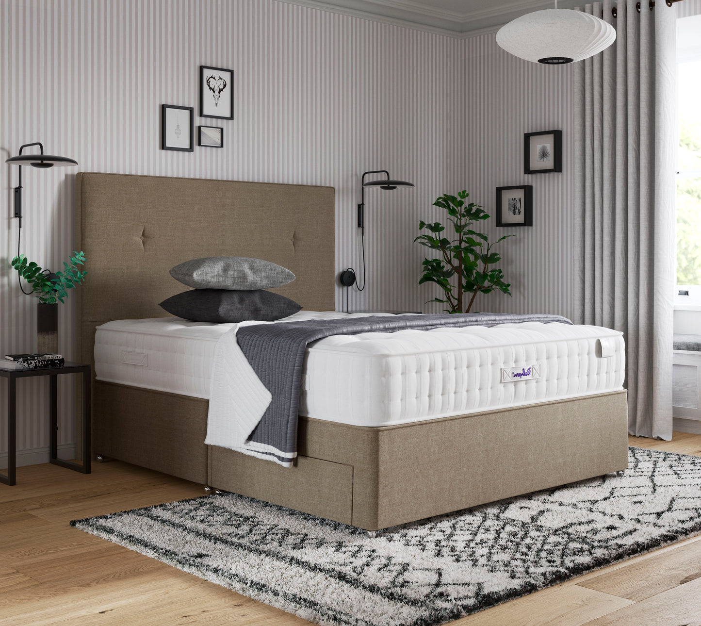 Relyon Barton Ortho 1000 Pocket Sprung Luxurious Hand Made Firm Feel Mattress