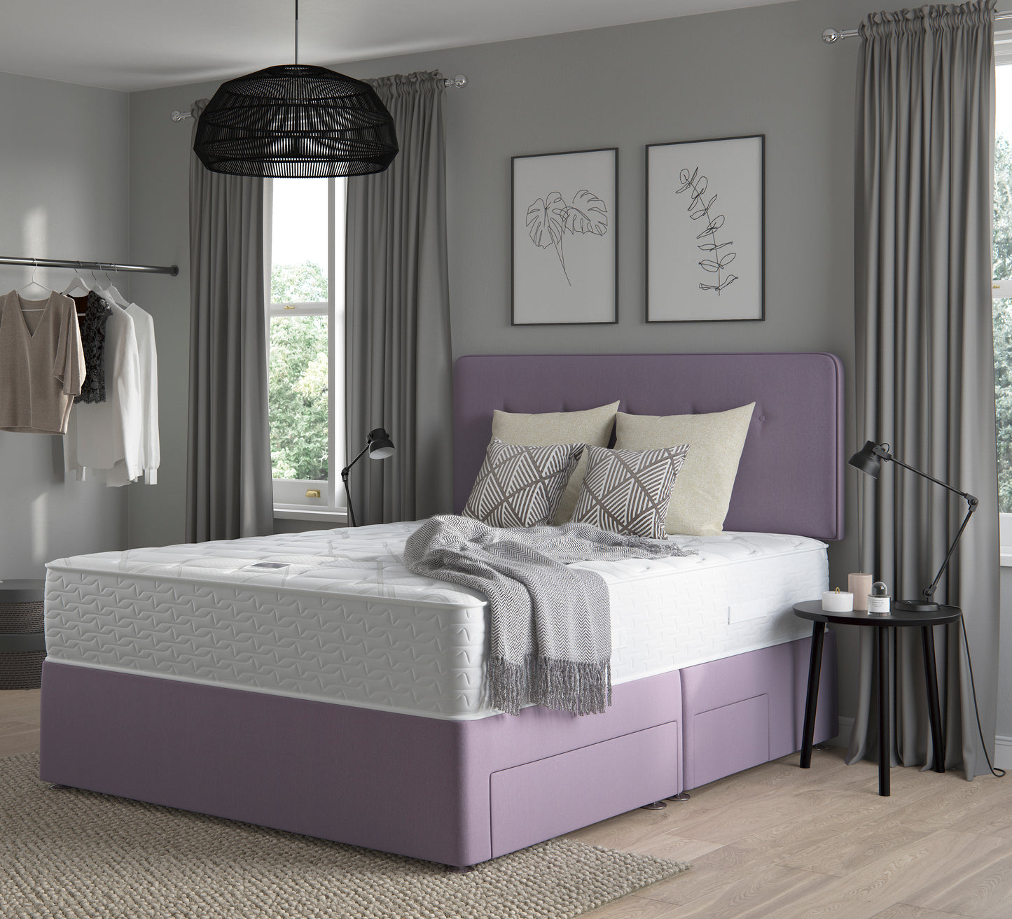 Relyon Comfort Deluxe Memory 1400 Pocket Sprung Hand Made Medium Firm Feel Mattress