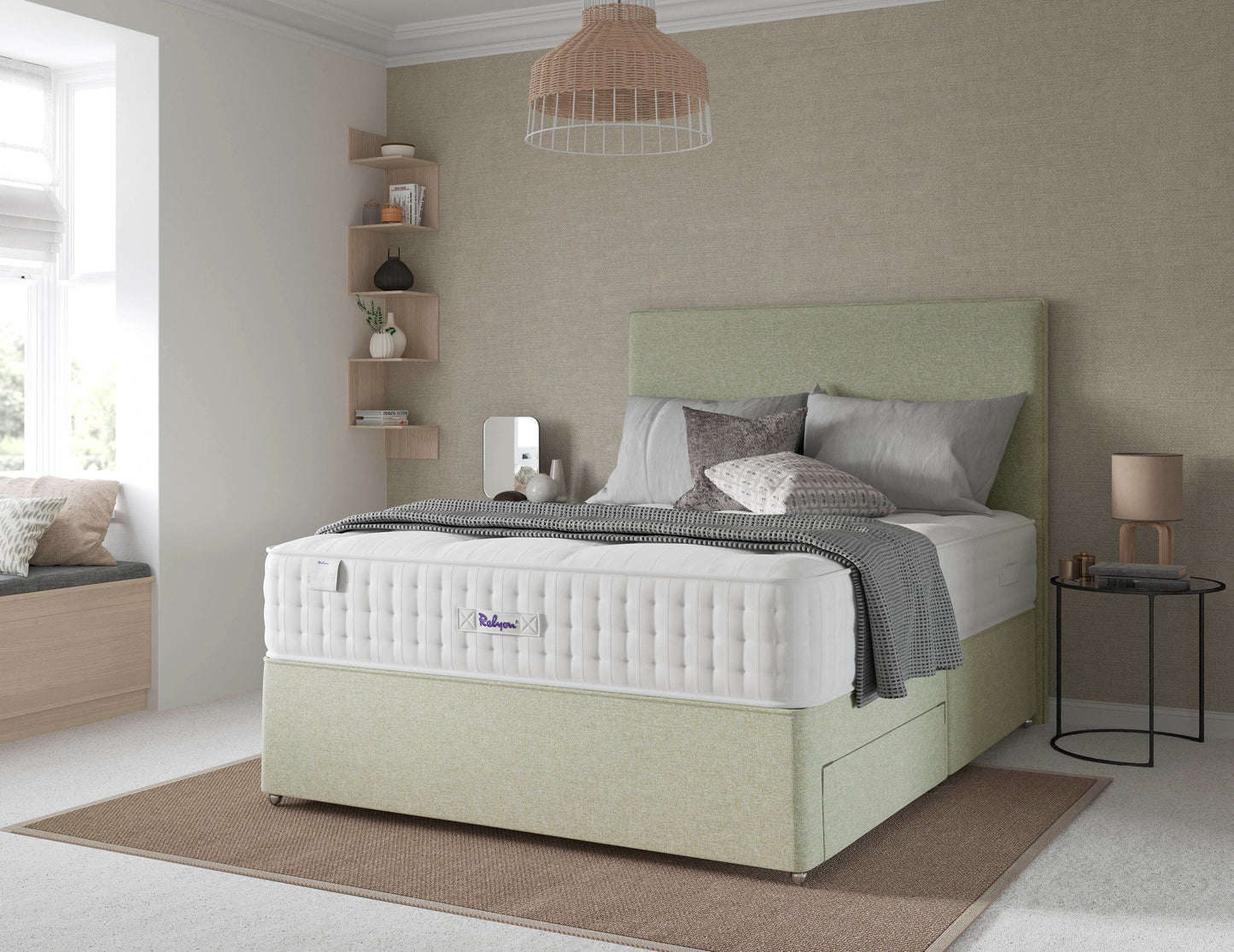 Relyon Heyford Ortho 1500 Pocket Sprung Luxurious Hand Made Firm Feel Mattress