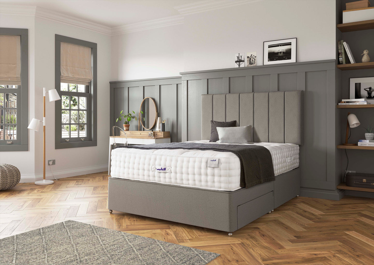 Relyon Luxury Alpaca 2550 Pocket Sprung Luxurious Hand Made Medium To Soft Feel Mattress