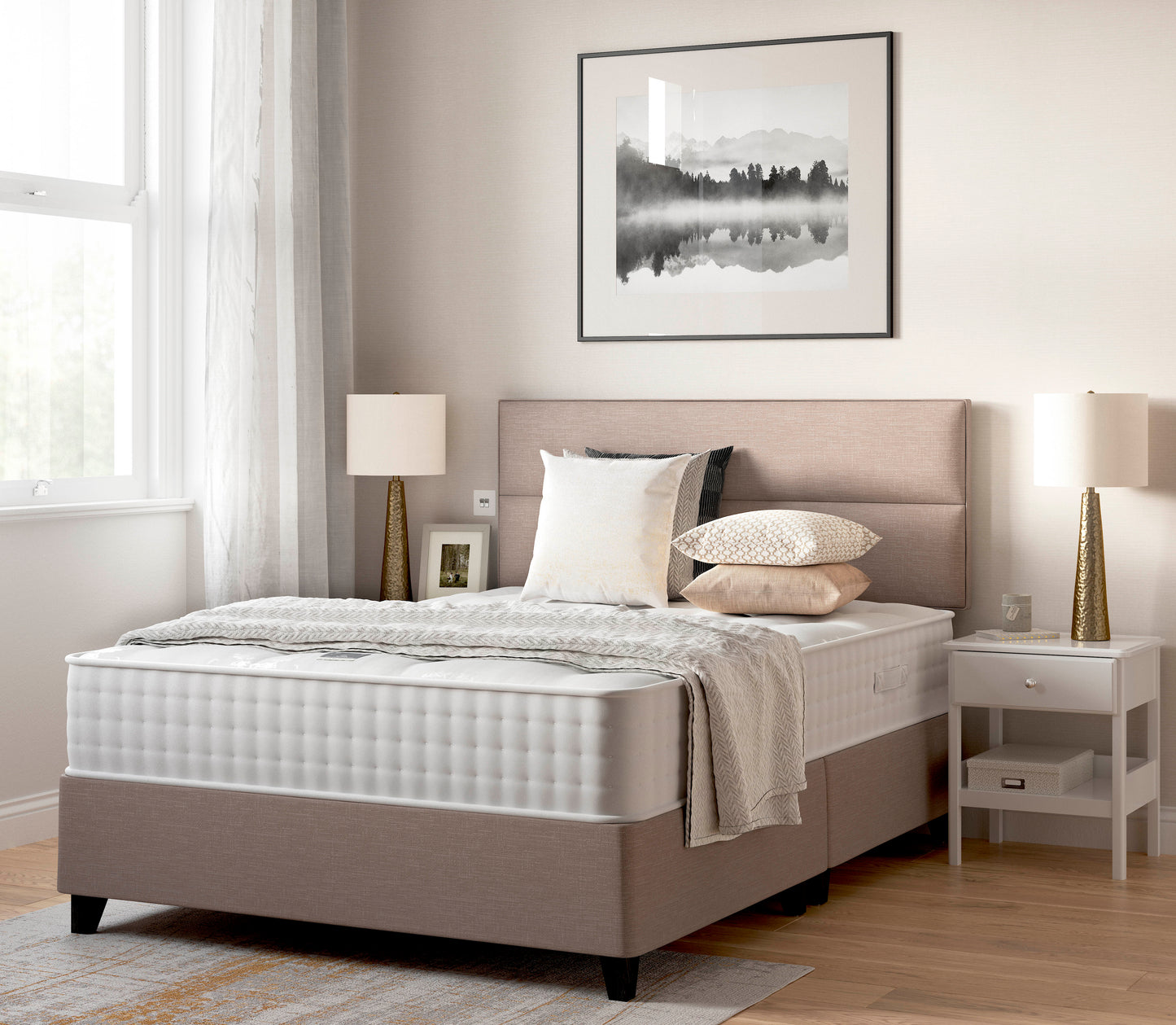 Relyon Luxury Natural Sublime Deluxe 1400 Pocket Sprung Hand Made Medium Feel Mattress