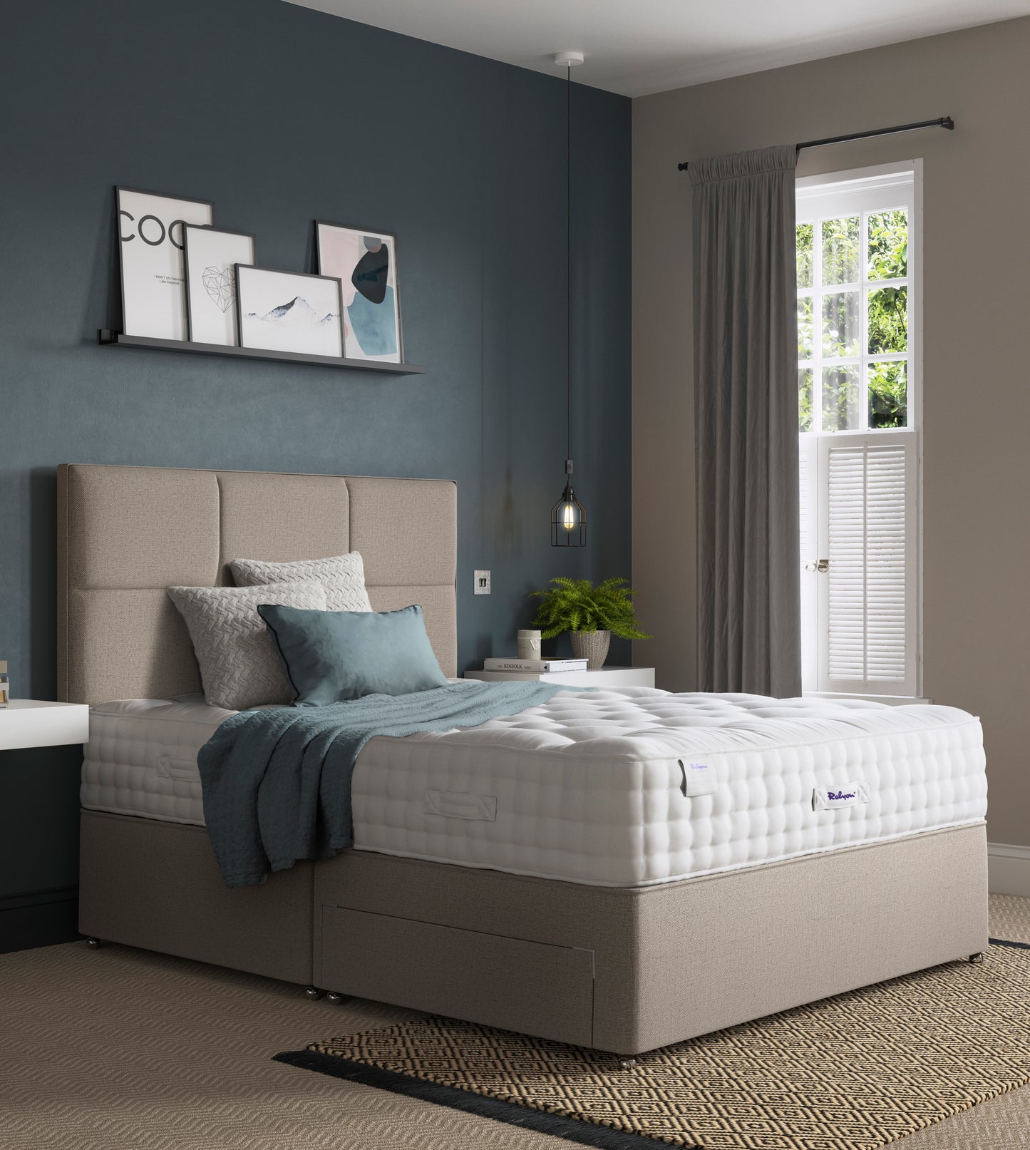 Relyon Luxury Pashmina 2350 Pocket Sprung Luxurious Hand Made Medium To Firm Feel Mattress