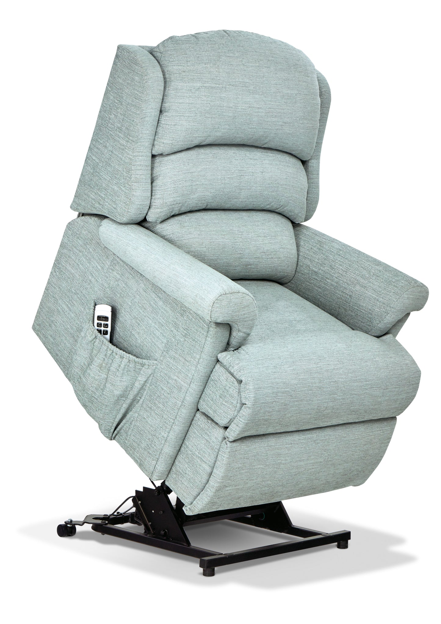 Sherborne Albany Dual Motor Fabric Rise And Recliner Armchair VAT FREE