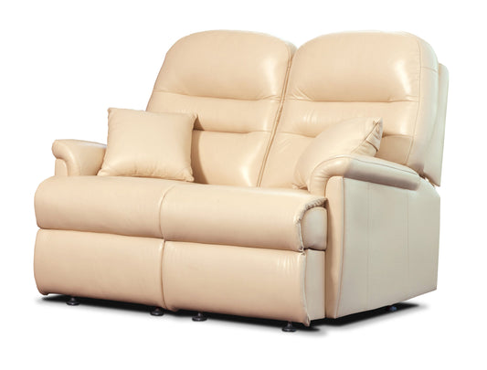 Sherborne Keswick Two Seater Fixed Leather Sofa