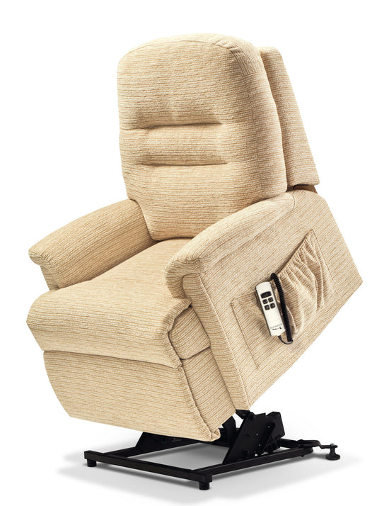 Sherborne Keswick Single Motor Fabric Rise And Recliner Armchair VAT FREE