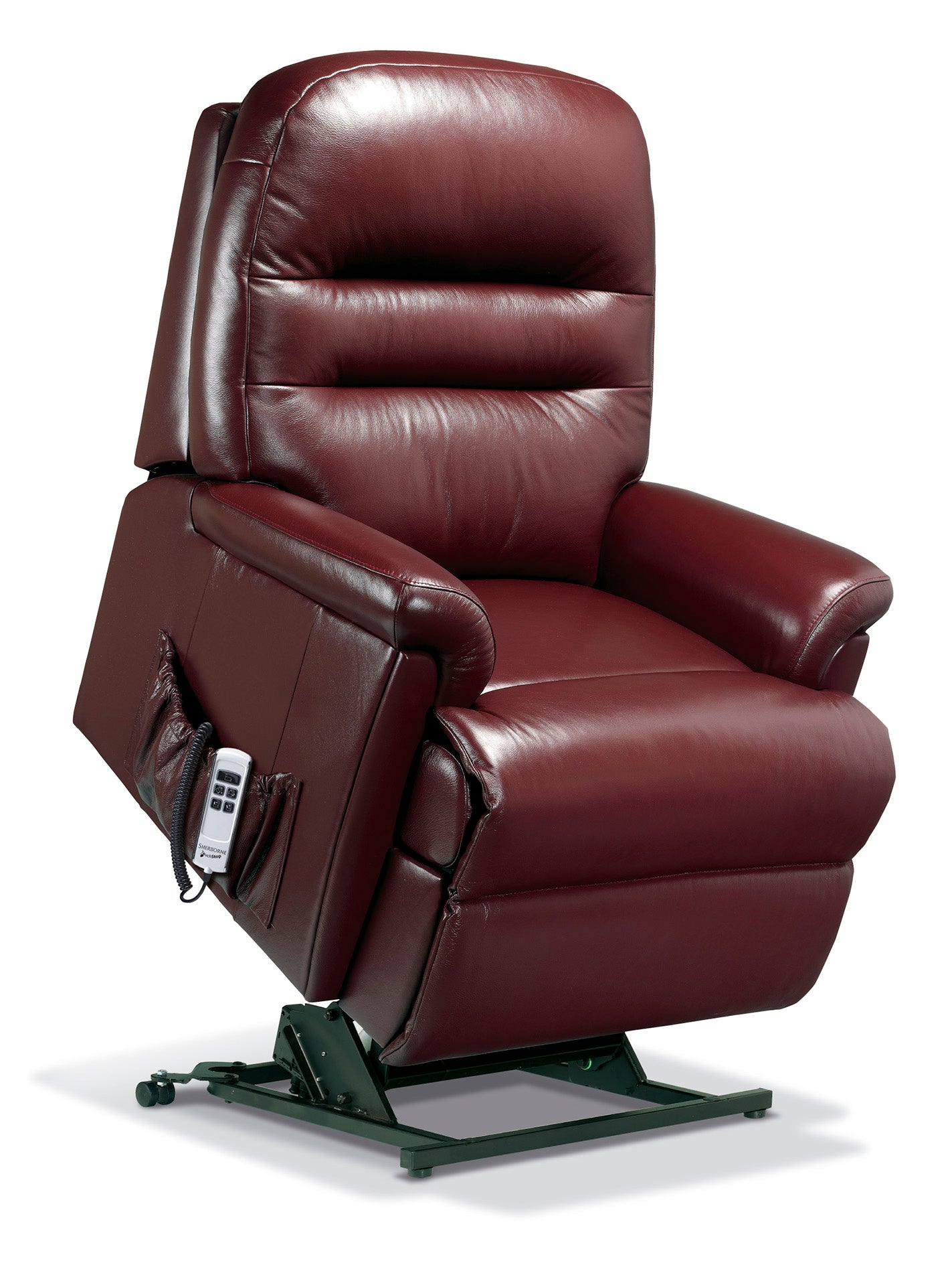 Sherborne Keswick Dual Motor Leather Rise And Recliner Armchair VAT FREE