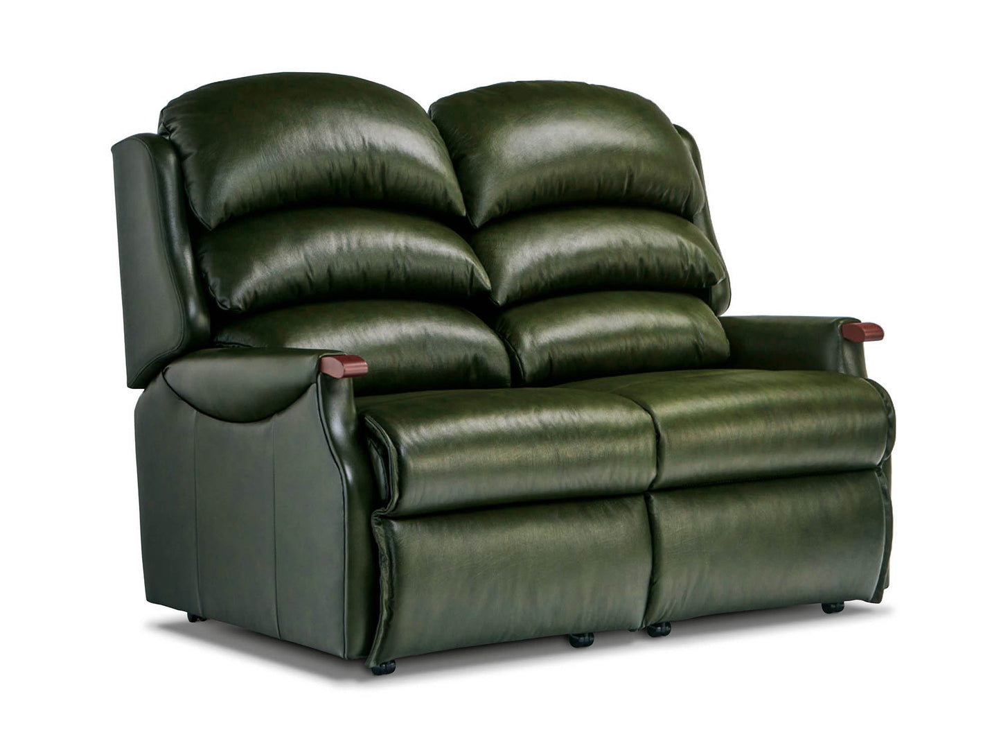 Sherborne Malham Two Seater Fixed Leather Sofa