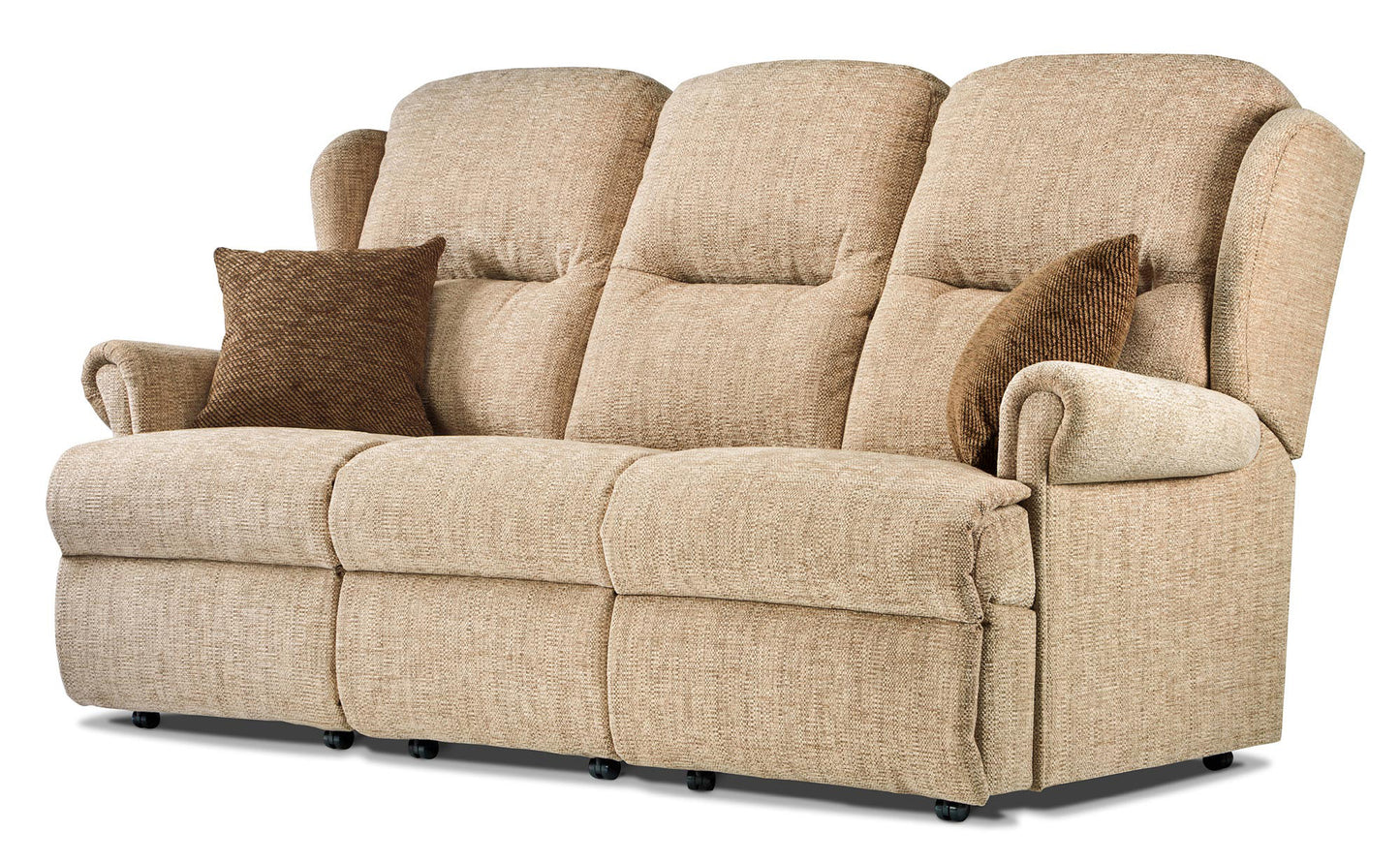 Sherborne Malvern Three Seater Fixed Fabric Sofa