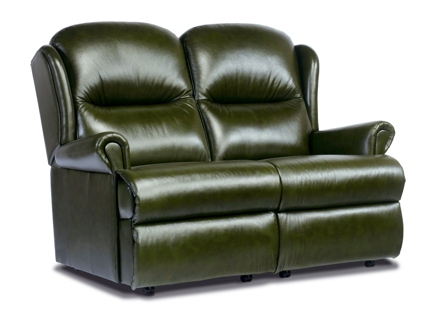 Sherborne Malvern Two Seater Fixed Leather Sofa