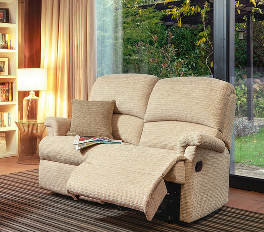 Sherborne Nevada Two Seater Electric Reclining Fabric Sofa