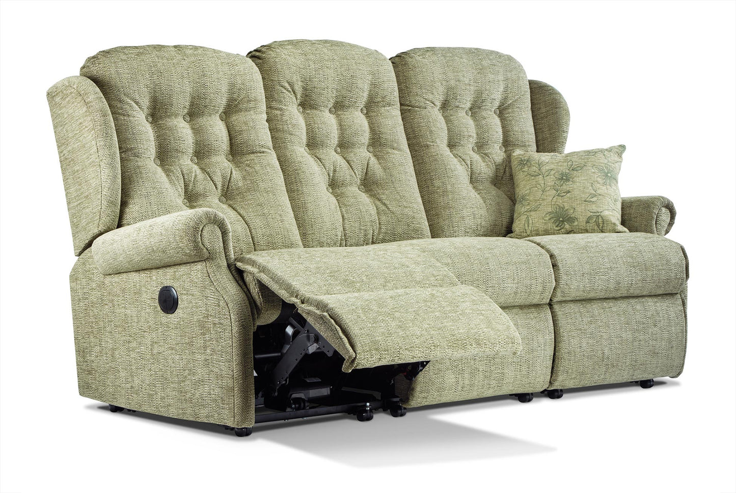 Sherborne Lynton Three Seater Manual Reclining Fabric Sofa
