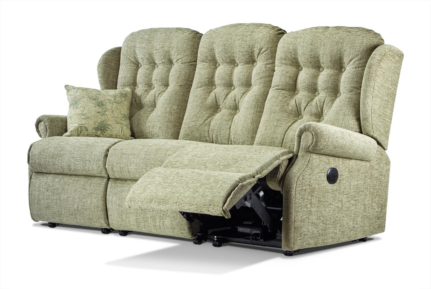 Sherborne Lynton Three Seater Manual Reclining Fabric Sofa