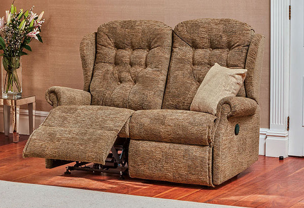 Sherborne Lynton Two Seater Manual Reclining Fabric Sofa