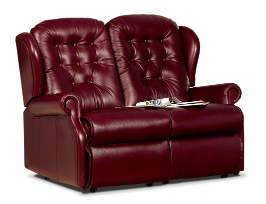 Sherborne Lynton Two Seater Fixed Leather Sofa
