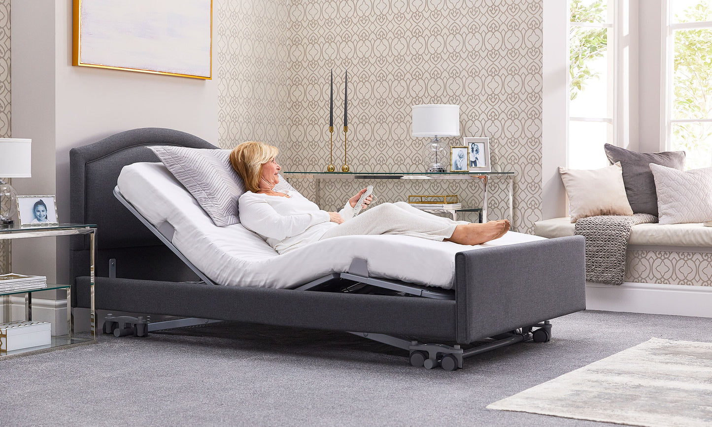 Solo Comfort Profiling High Low Floor Bed Home Care Adjustable Bed With A Choice Of Mattresses VAT FREE